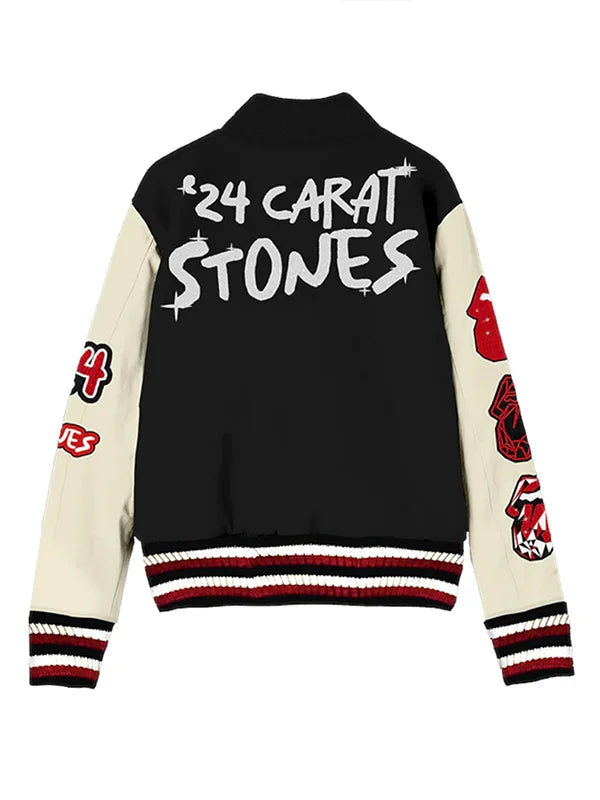 Rolling Stones Hackney Diamonds 2024 Varsity Jacket