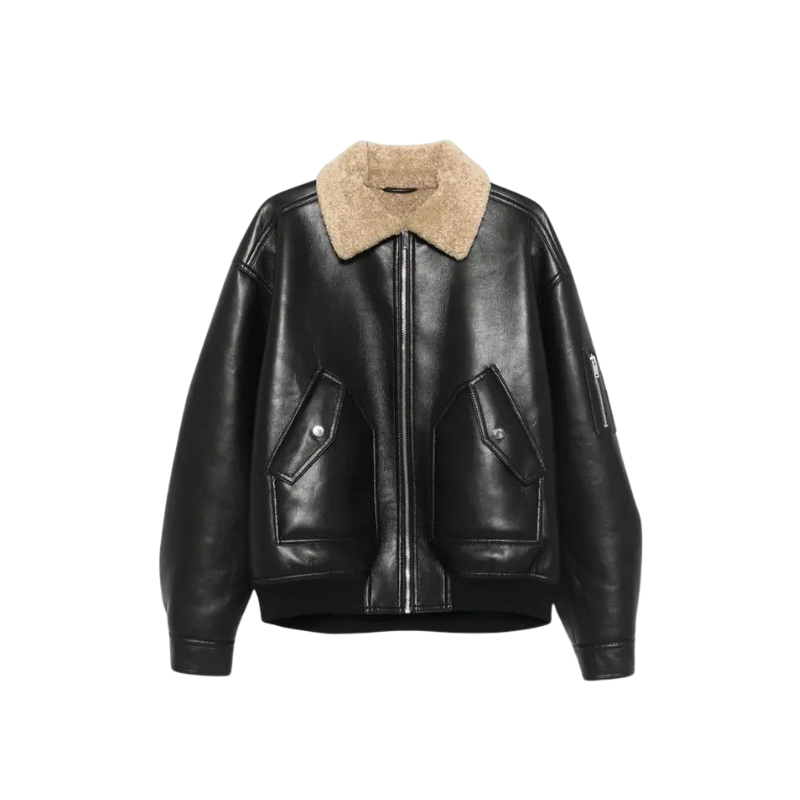 mens shearling jackets axezee
