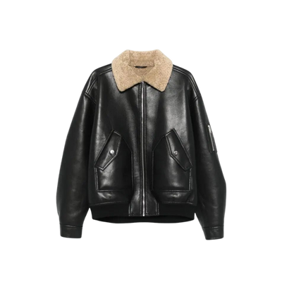 mens shearling jackets axezee