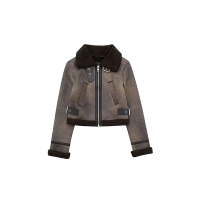 womens shearling jackets axezee