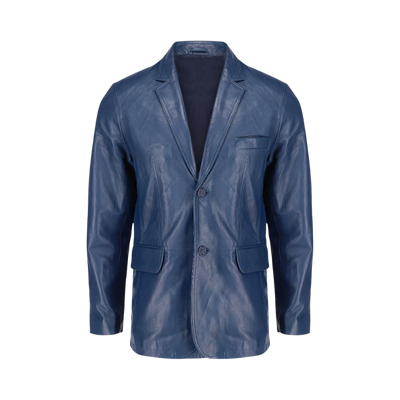 mens leather blazers axezee