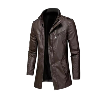 mens leather coats axezee