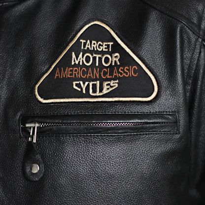 American Classic Urban Motors Black Leather Jacket