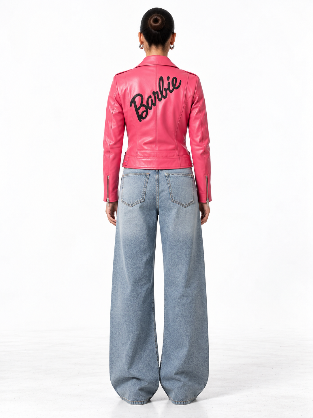 Barbie Pink Leather Jacket