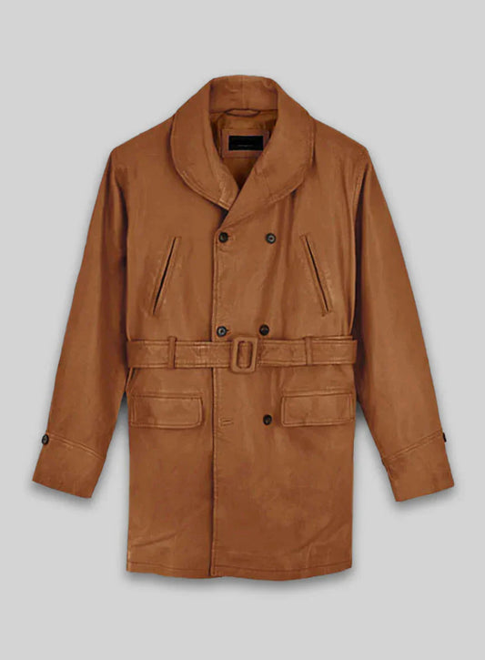 Brad Pitt Legends of the Fall Leather Trench Coat