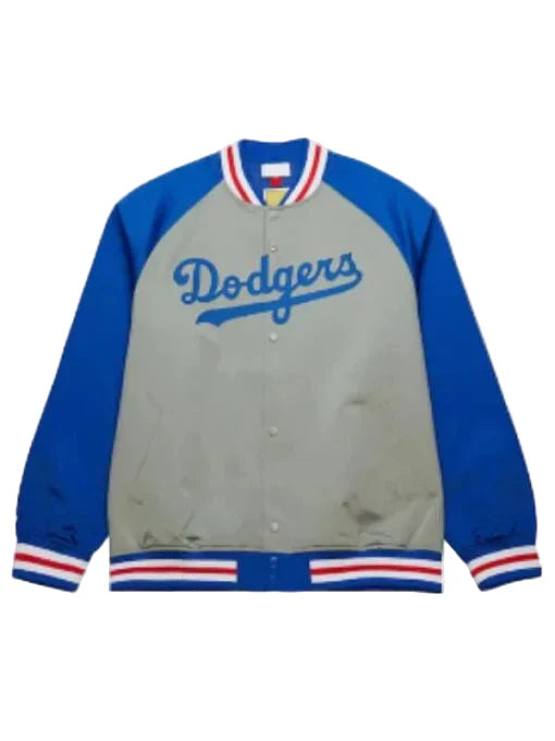 Dodgers Vintage Logo Double Clutch Jacket