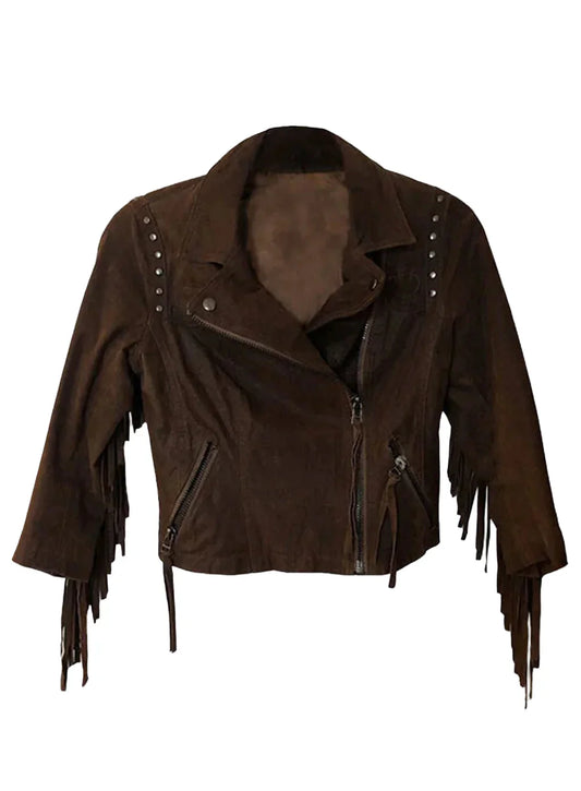 Fringe Leather Jacket