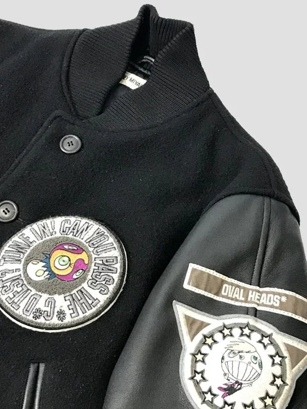 Issey Miyake × Murakami Takashi Varsity Jacket