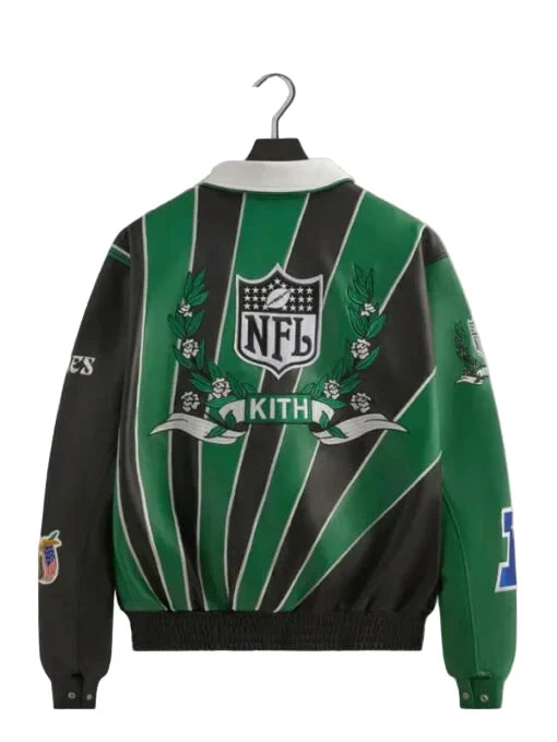 Kith x Jeff Hamilton Eagles Leather Jacket