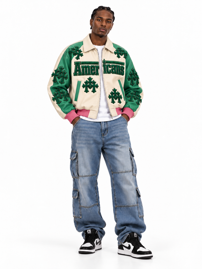 Men AXE ZEE American Varsity Jacket