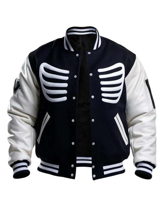 The Greatest Skeleton Stadium Varsity Jacket