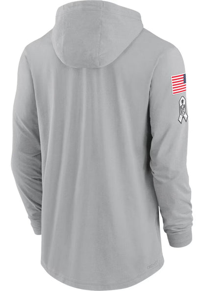 Pittsburgh Steelers Grey Hoodie