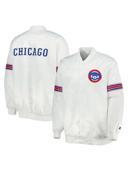 Power Forward Chicago Cubs White Jacket
