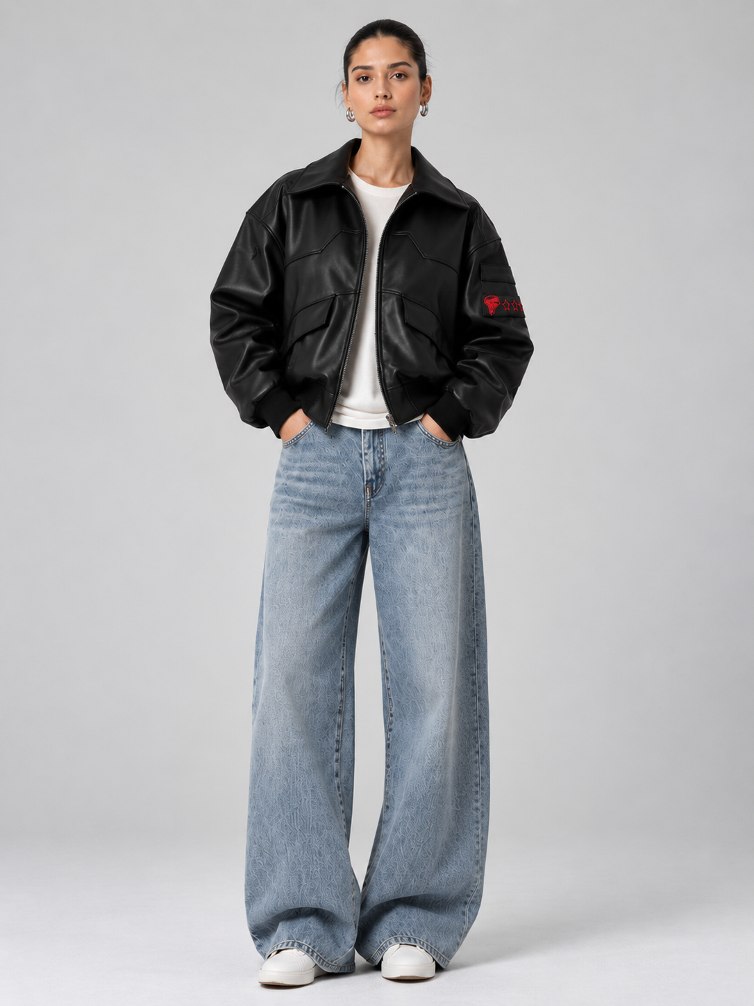 Samurai Spine Leather Jacket