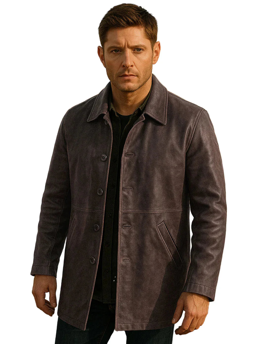 Supernatural Dean Winchester Leather Trench Coat