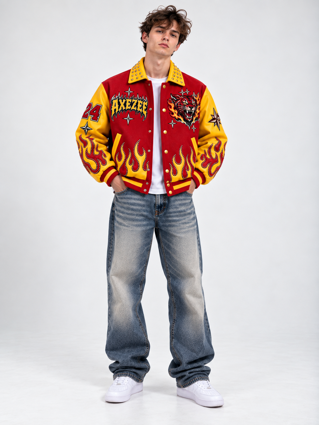 Wild Fire Varsity Jacket