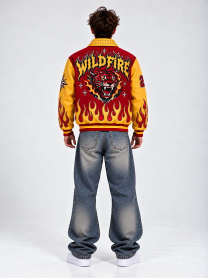 Wild Fire Varsity Jacket