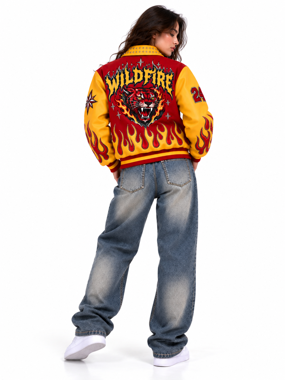 Women Wildfire Varsity Jacket