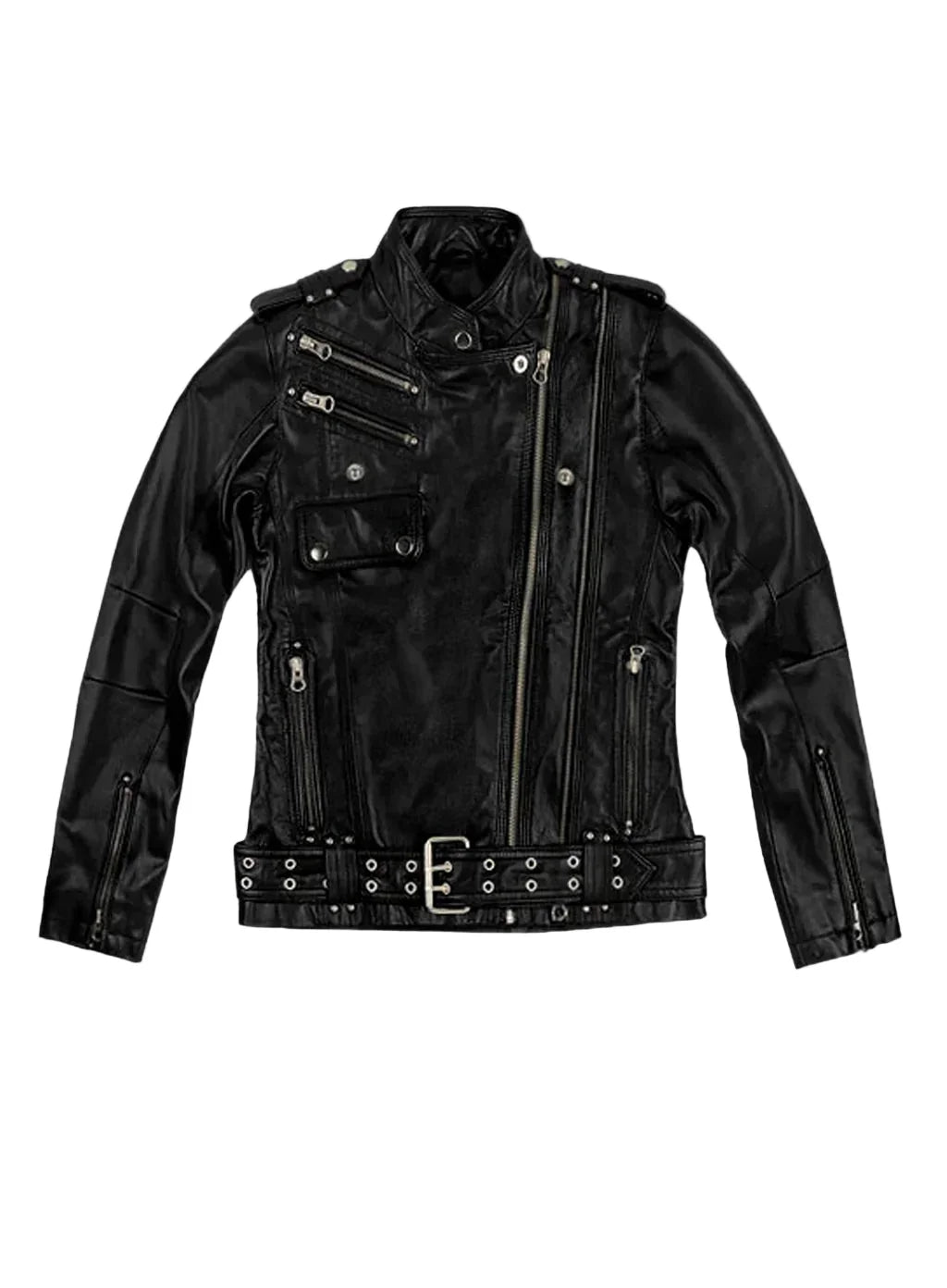 Women’s Biker Leather Jackets Stylish Outerwear