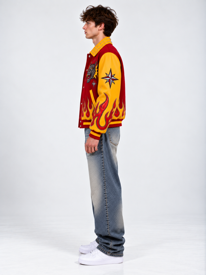 Yellow Varsity Jacket